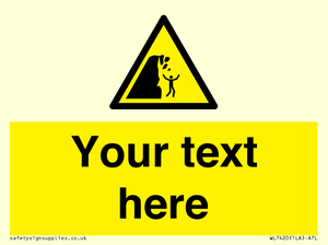 Custom Warning unstable cliff